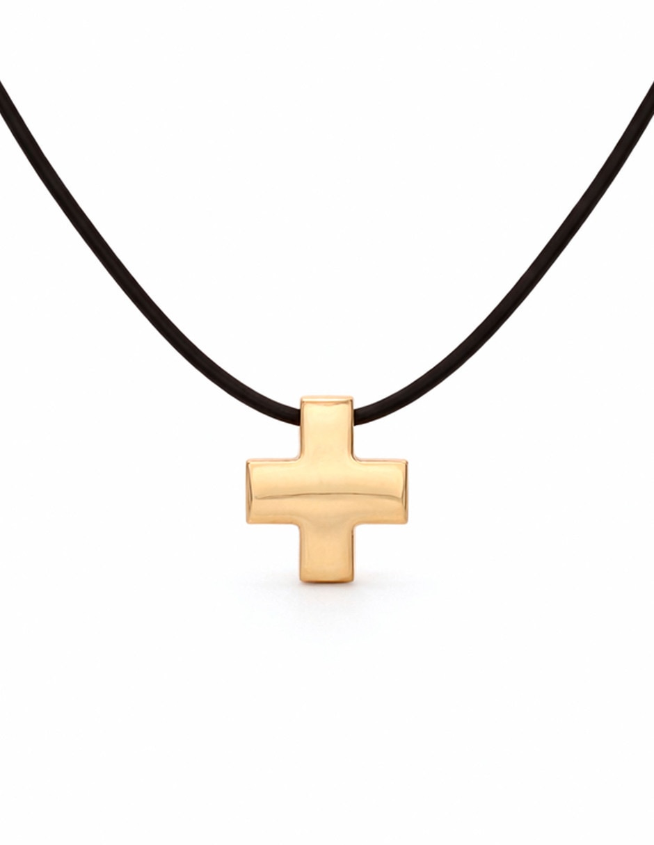Dije de cruz de oro amarillo 14 K Dije de cruz de oro amarillo 14 K
