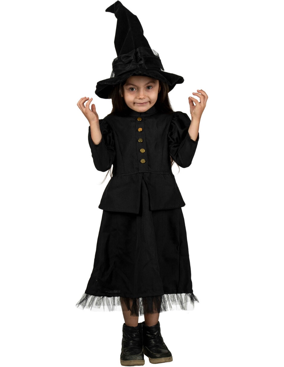Disfraz Rev de bruja halloween para niña