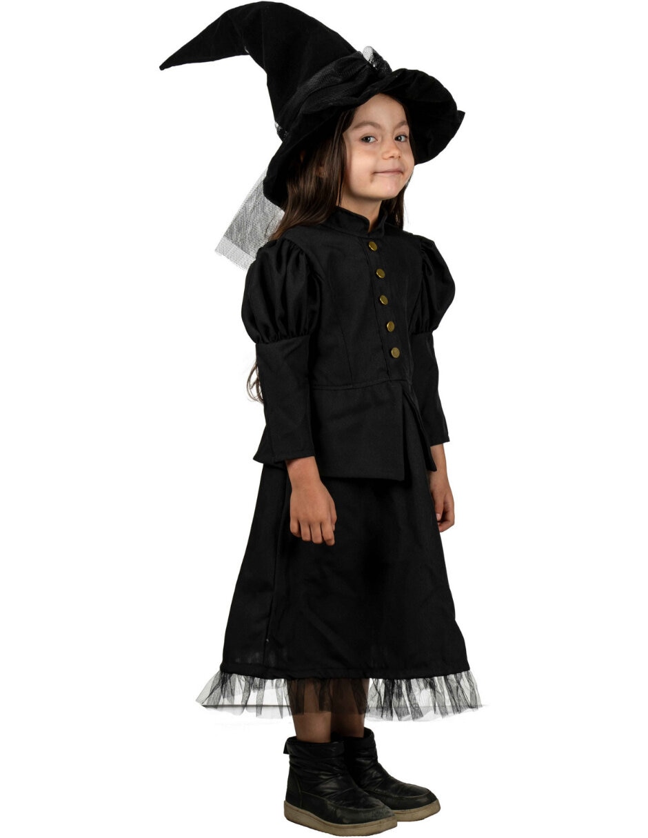 Disfraz Rev de bruja halloween para niña