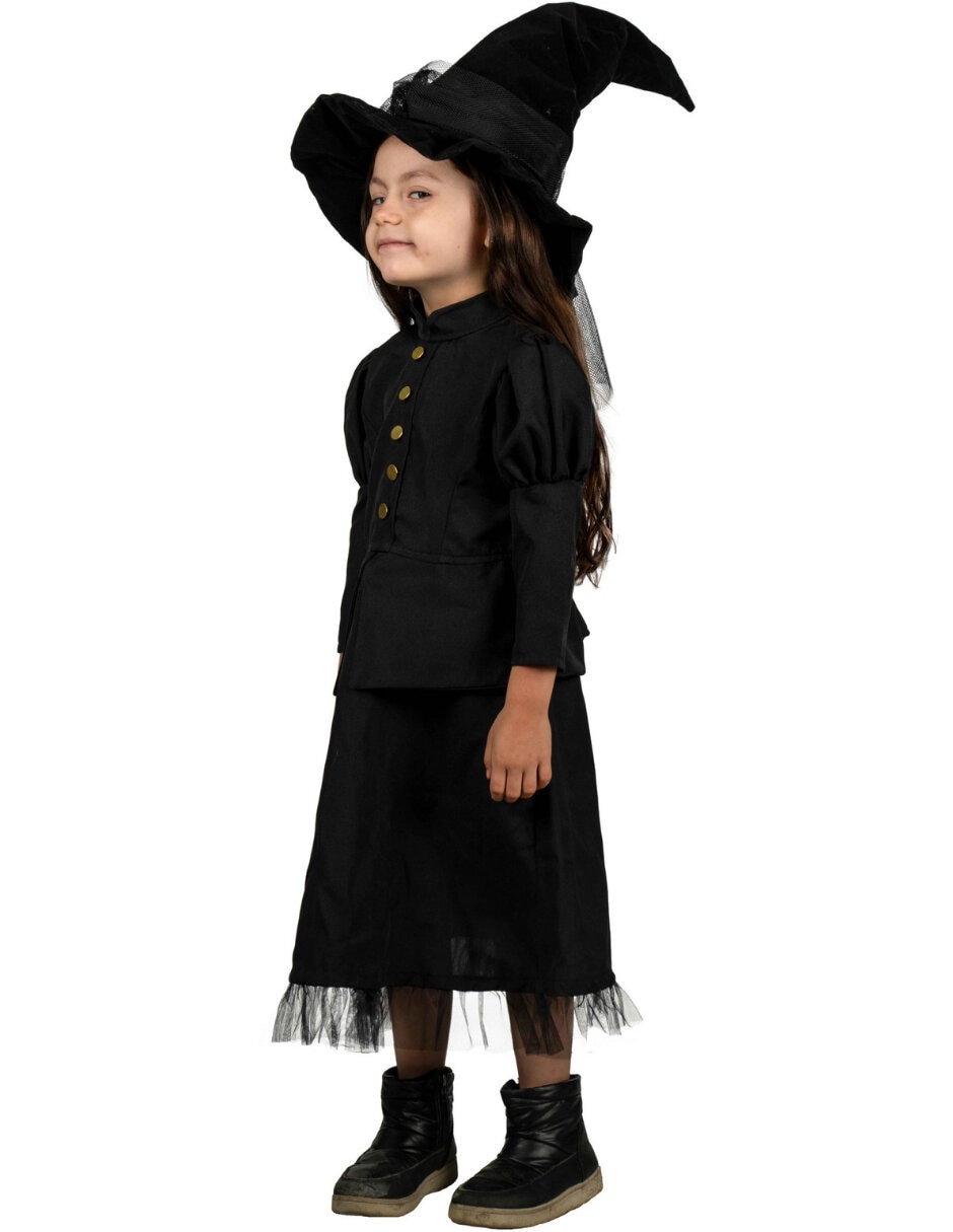 Disfraz Rev de bruja halloween para niña
