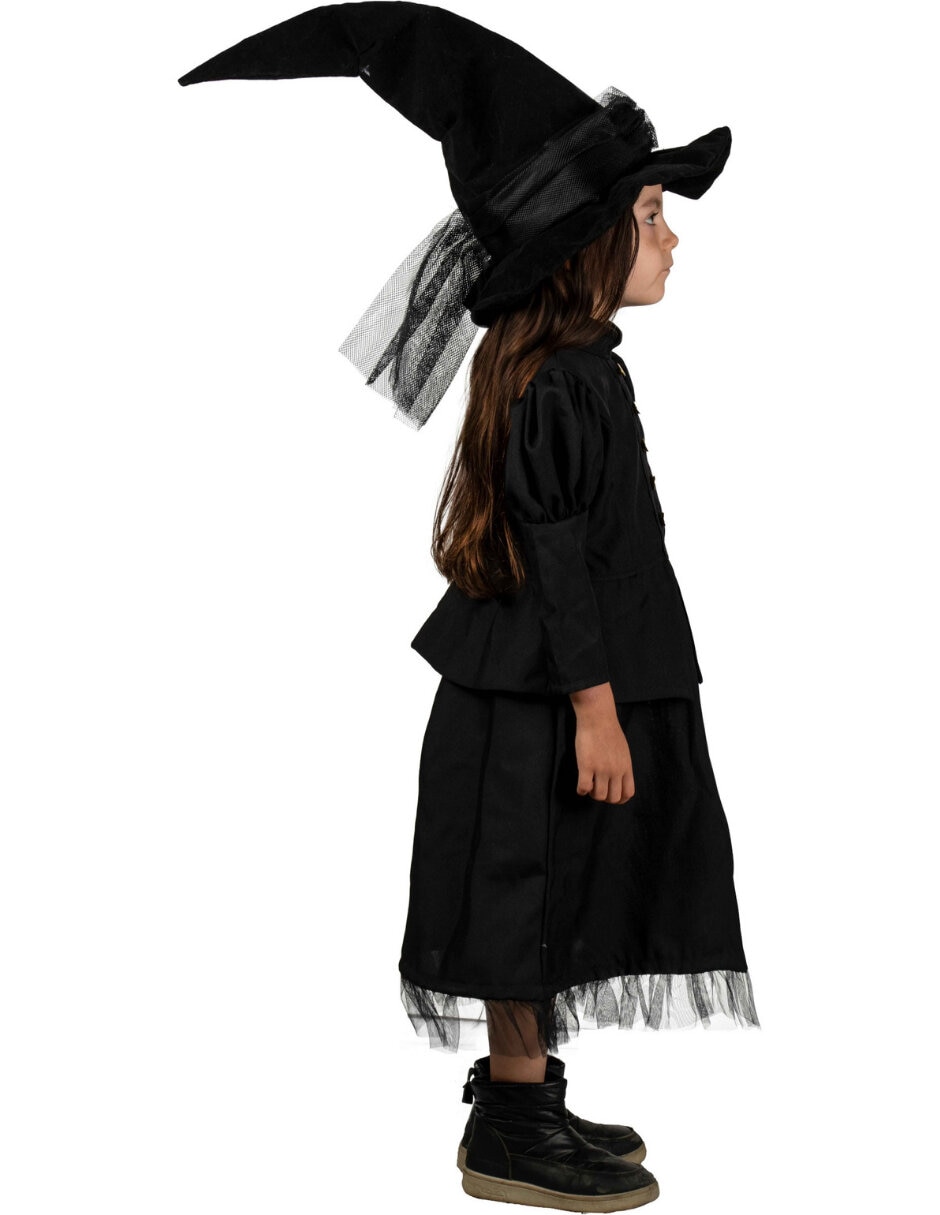 Disfraz Rev de bruja halloween para niña