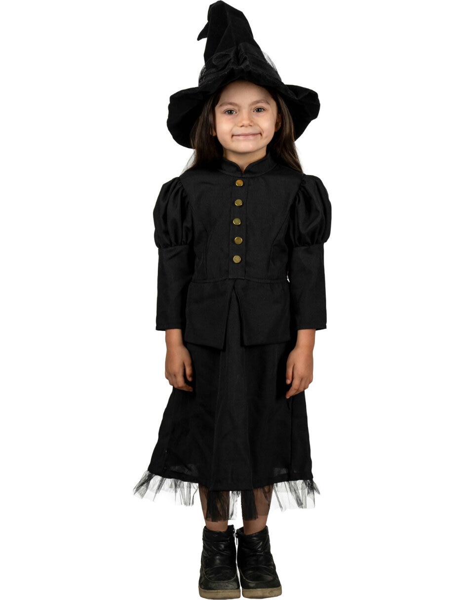 Disfraz Rev de bruja halloween para niña