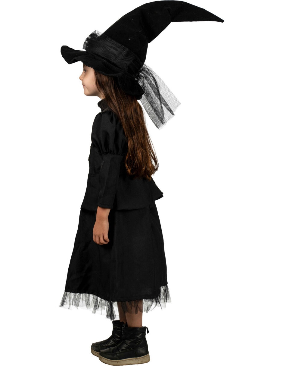 Disfraz Rev de bruja halloween para niña