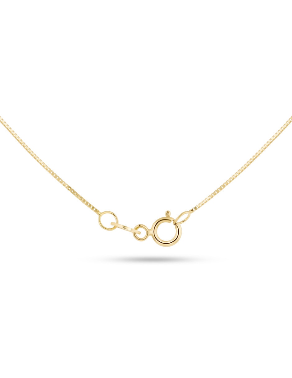 Dije de cruz de oro amarillo 14 K 2