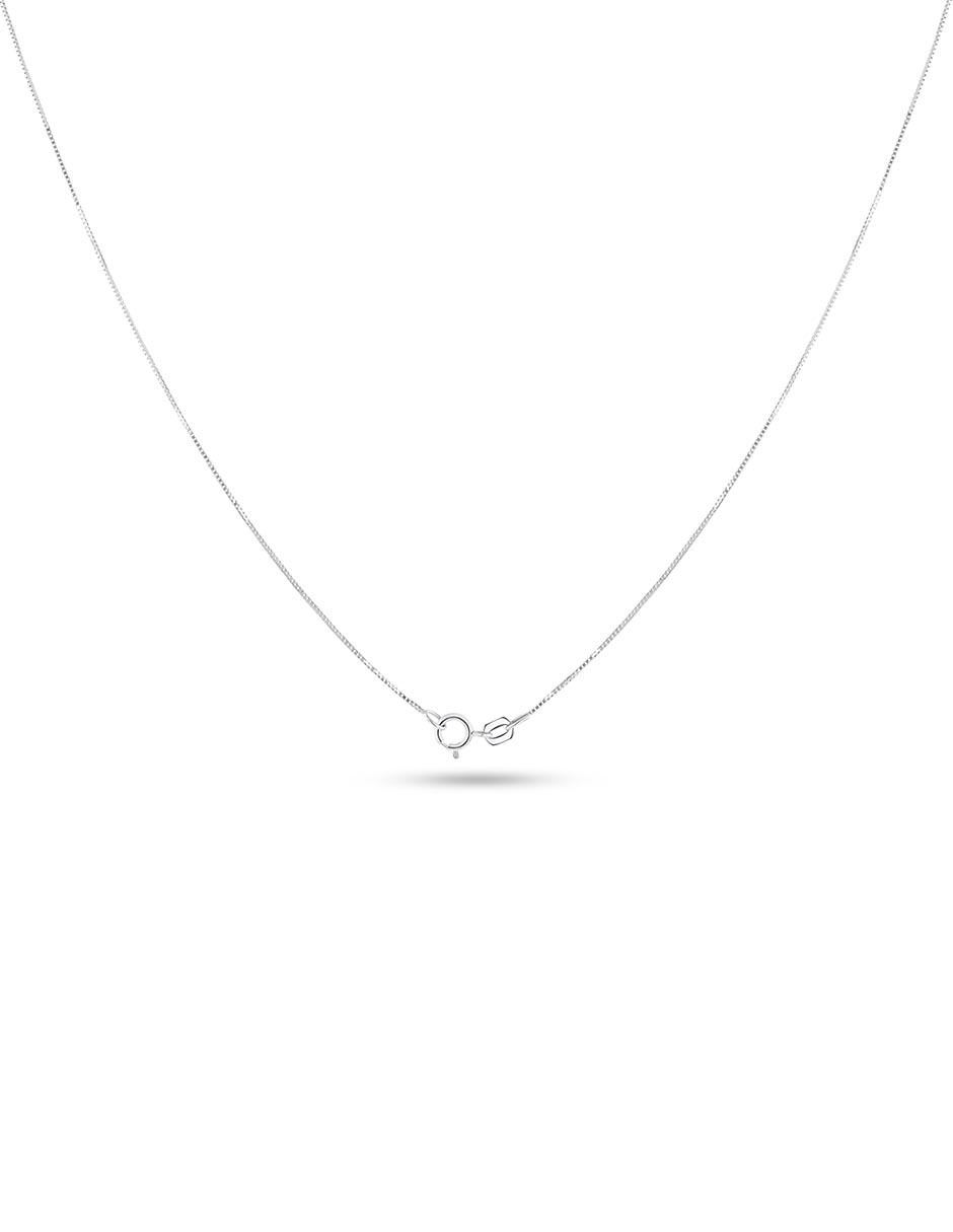 Dije de cruz de oro blanco 14 K 5