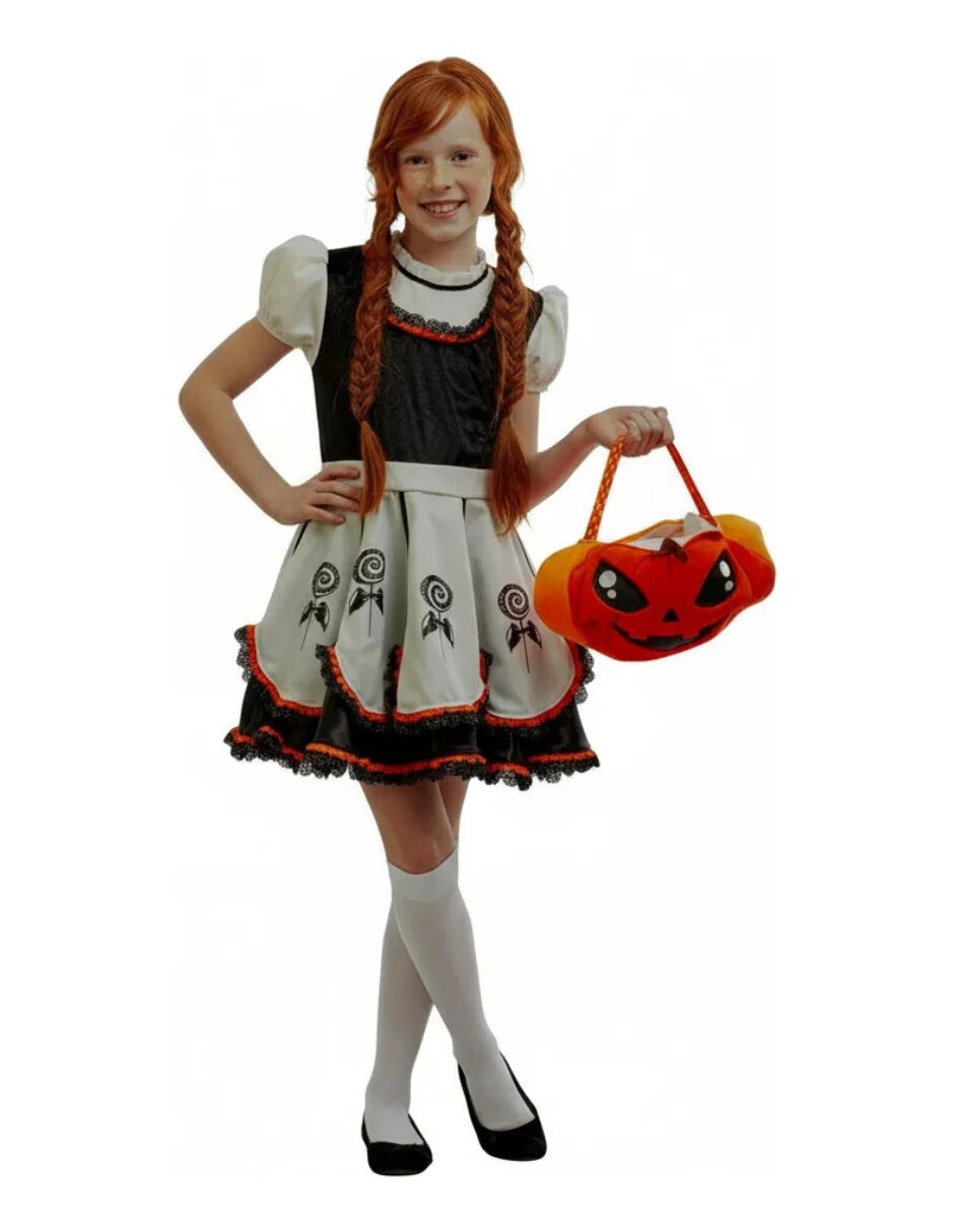 Disfraz Rev de calabaza rey calabaza para niña