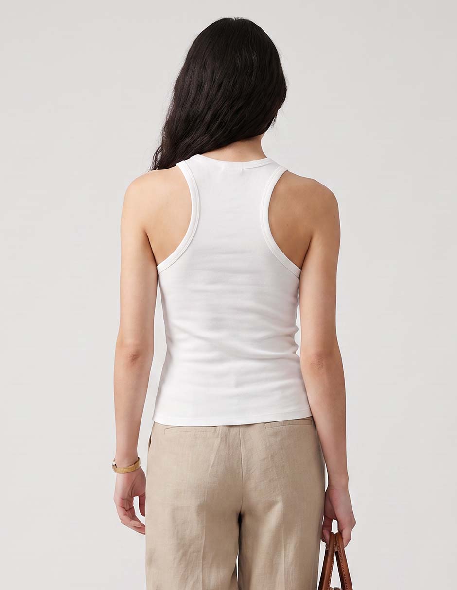 Top cuello redondo tirante ancho 4