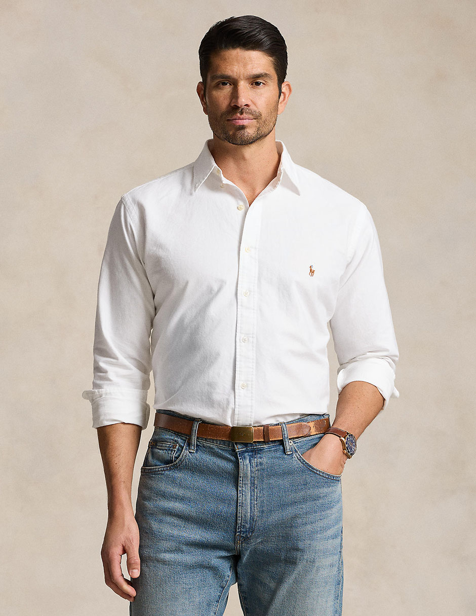 Camisa casual de algodón para hombre
