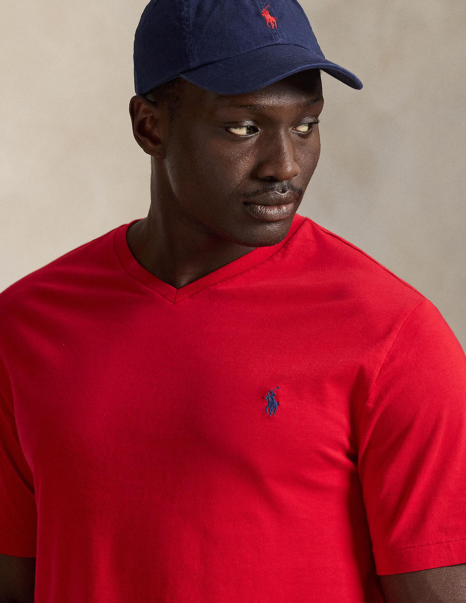 Playera cuello v para hombre 2
