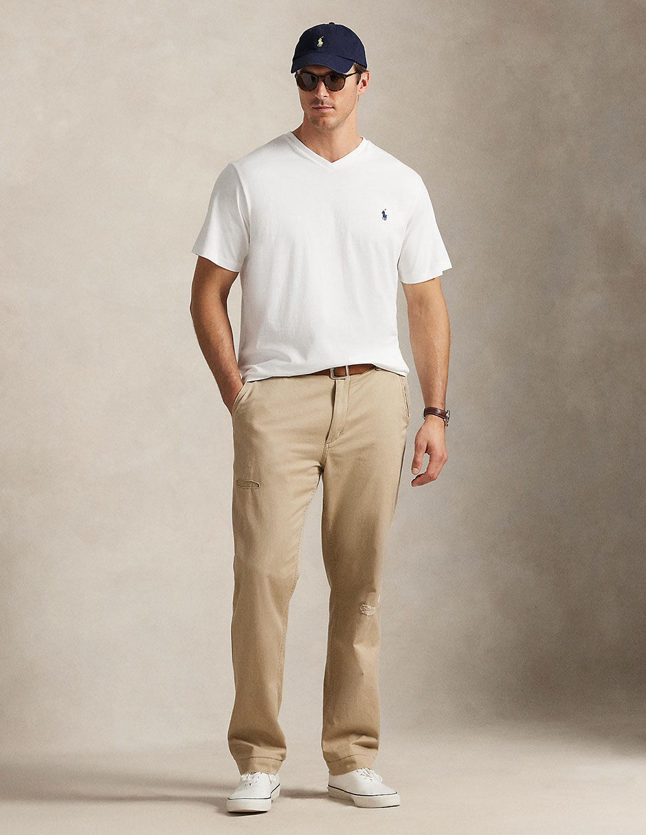 Playera cuello V para hombre 3