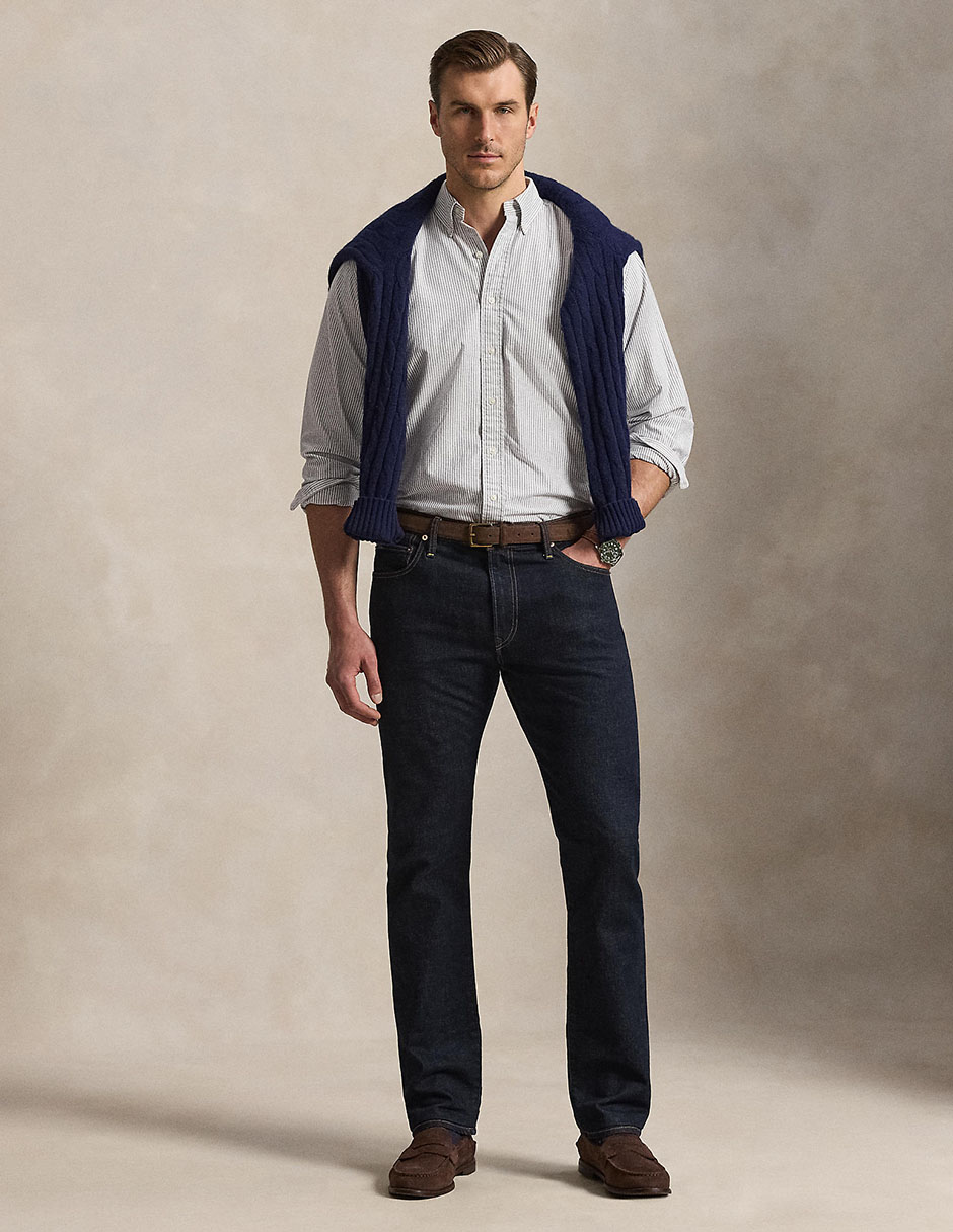 Camisa casual de algodón manga larga para hombre 3