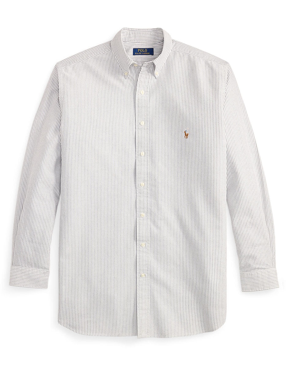 Camisa casual de algodón manga larga para hombre 6