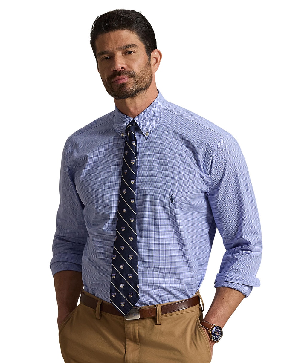 Camisa casual de algodón manga larga para hombre 2
