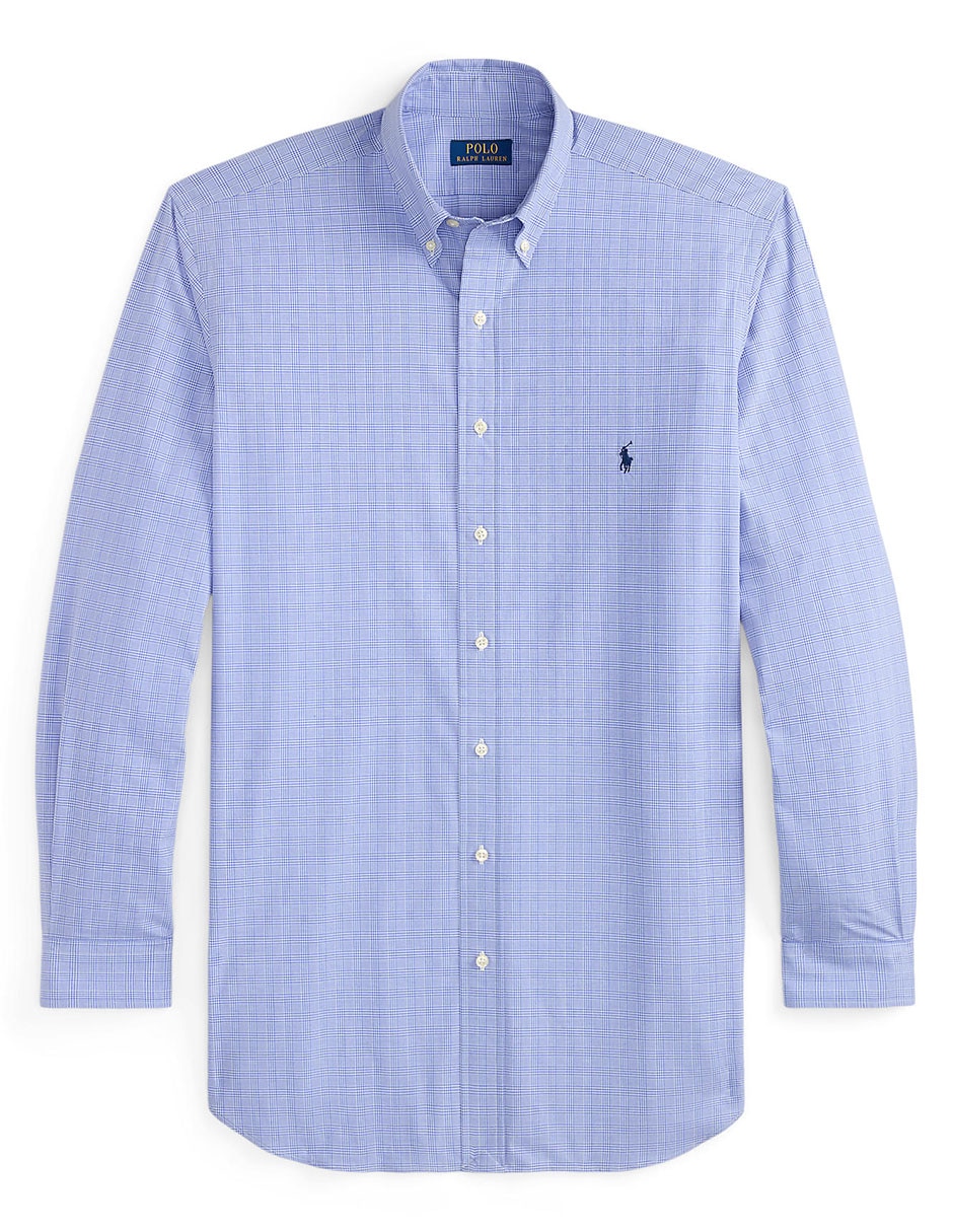 Camisa casual de algodón manga larga para hombre 7