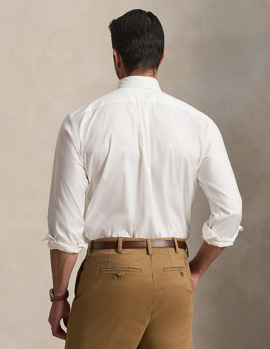 Camisa casual de algodón manga larga para hombre 2