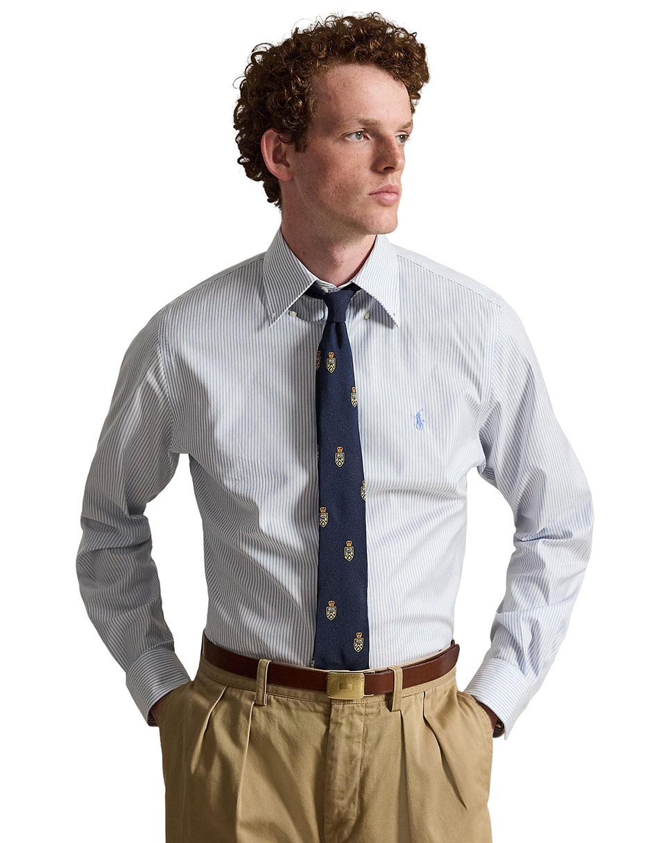 Camisa casual de algodón manga larga para hombre 2