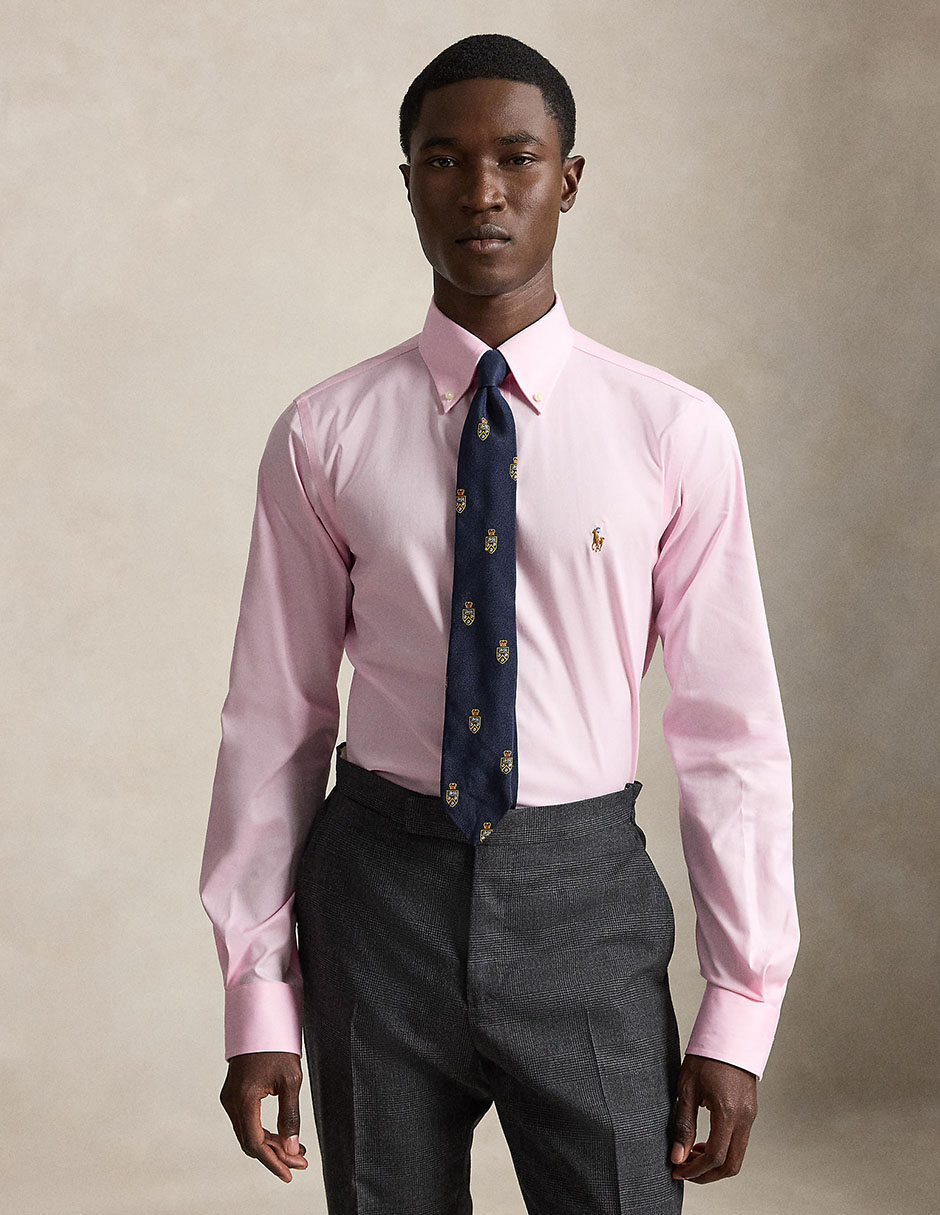 Camisa de algodón manga larga para hombre Camisa de algodón manga larga para hombre