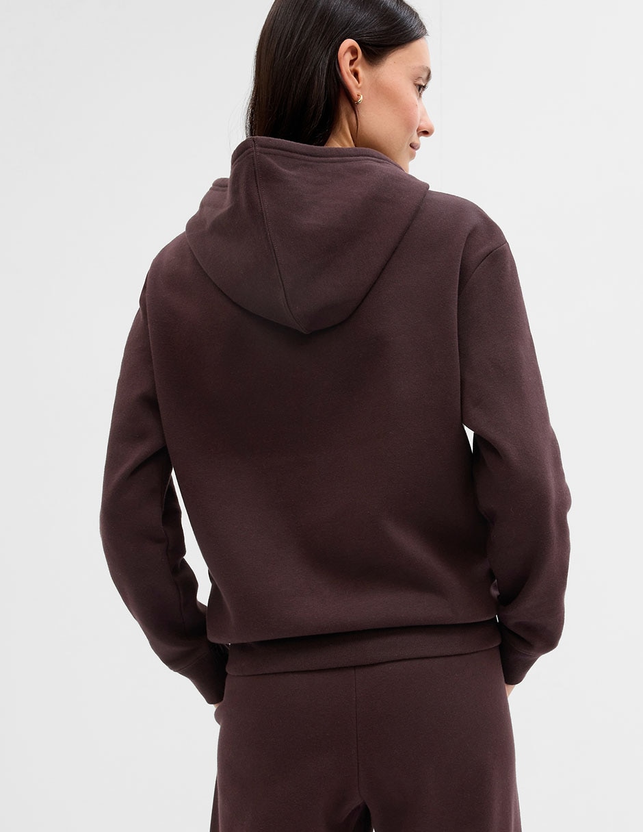 Sudadera con capucha y bolsa para mujer 2