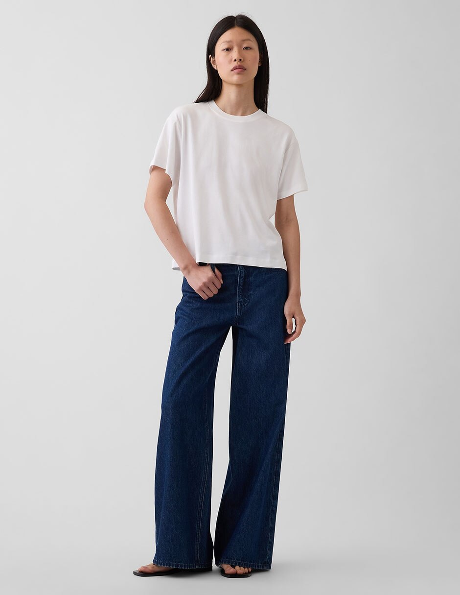 Playera manga corta cuello redondo para mujer 9
