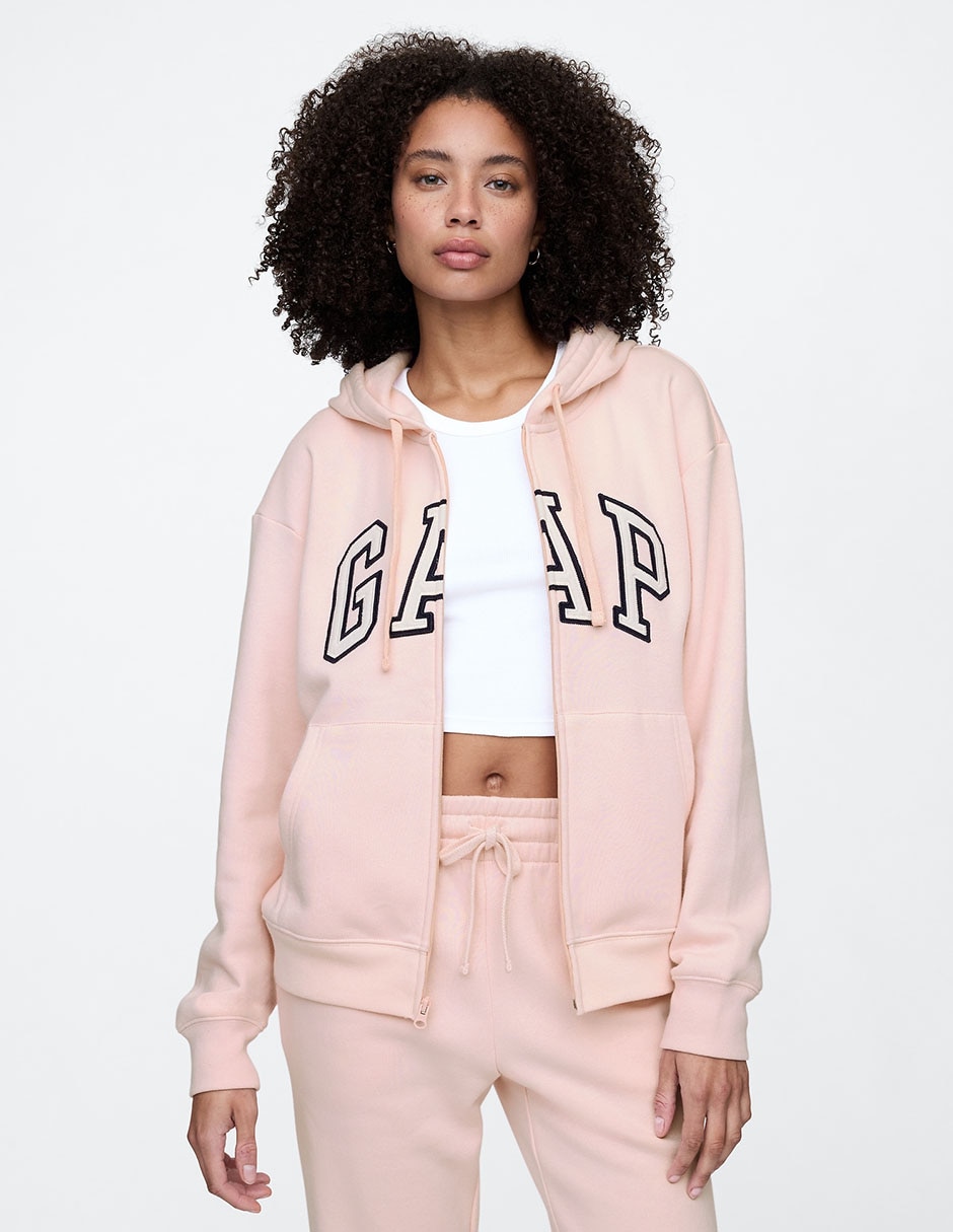 Sudadera con capucha y bolsas para mujer