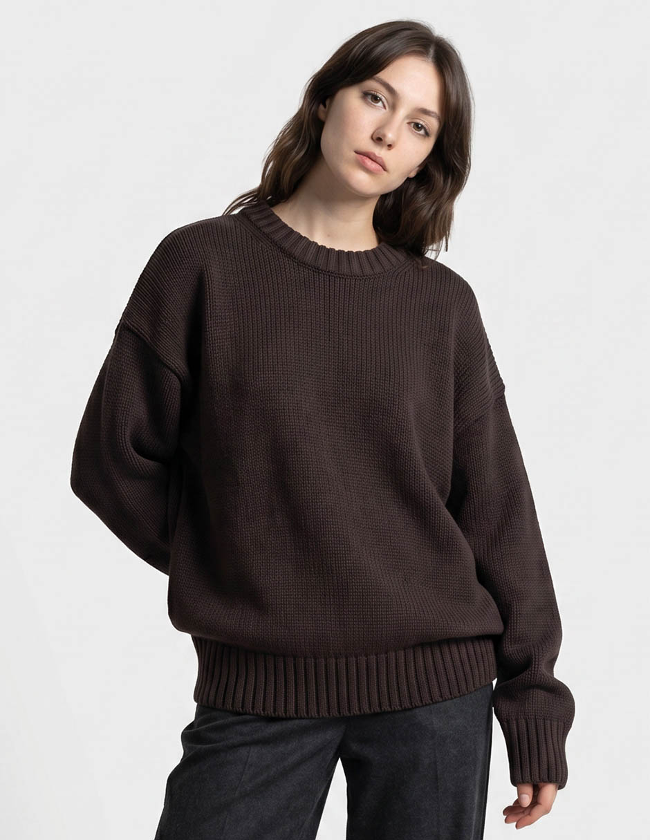Suéter cuello redondo para mujer Suéter cuello redondo para mujer