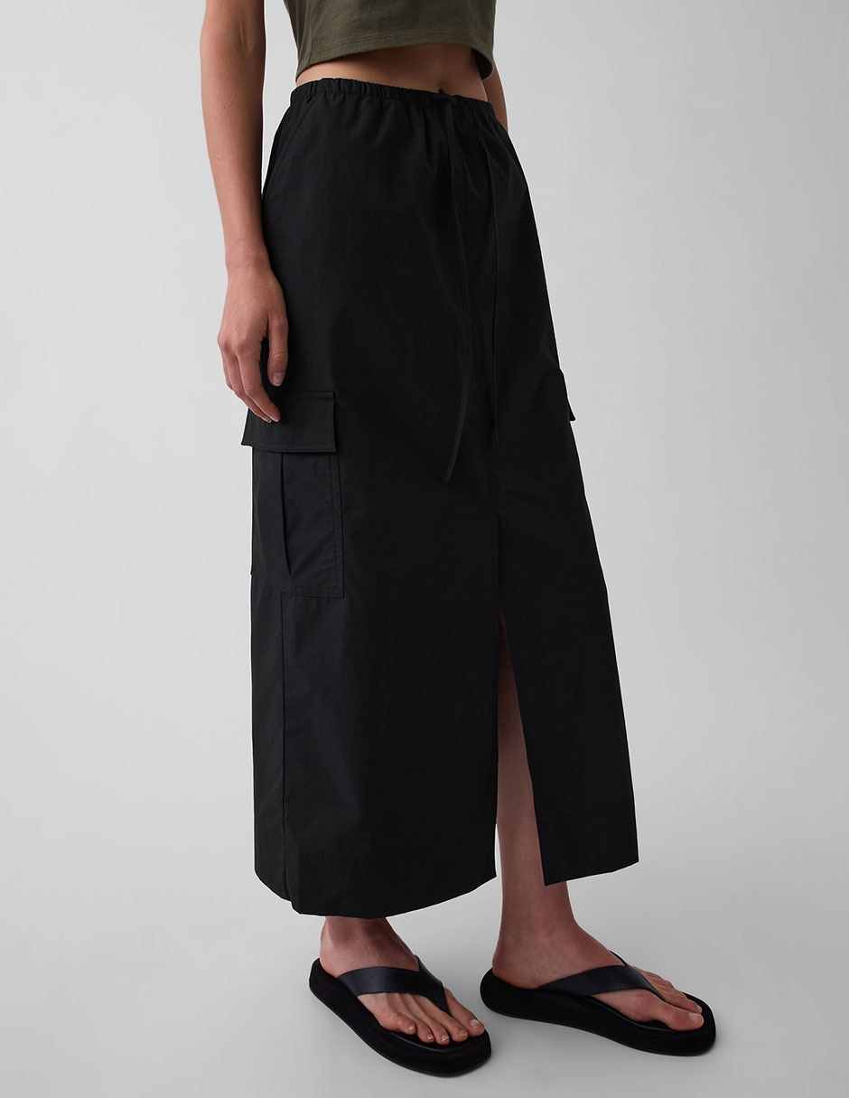 Falda crop a la cintura 4