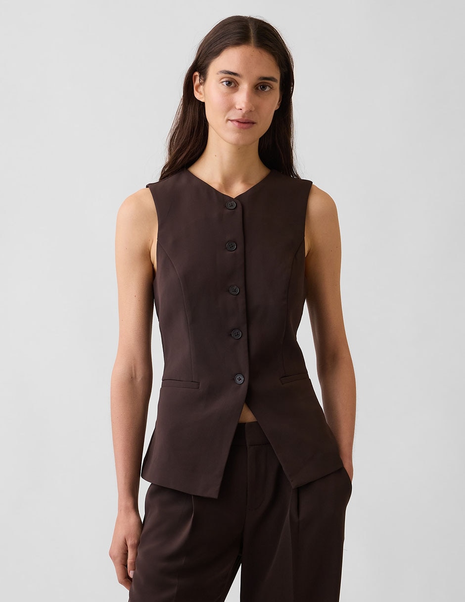 Top cuello v para mujer