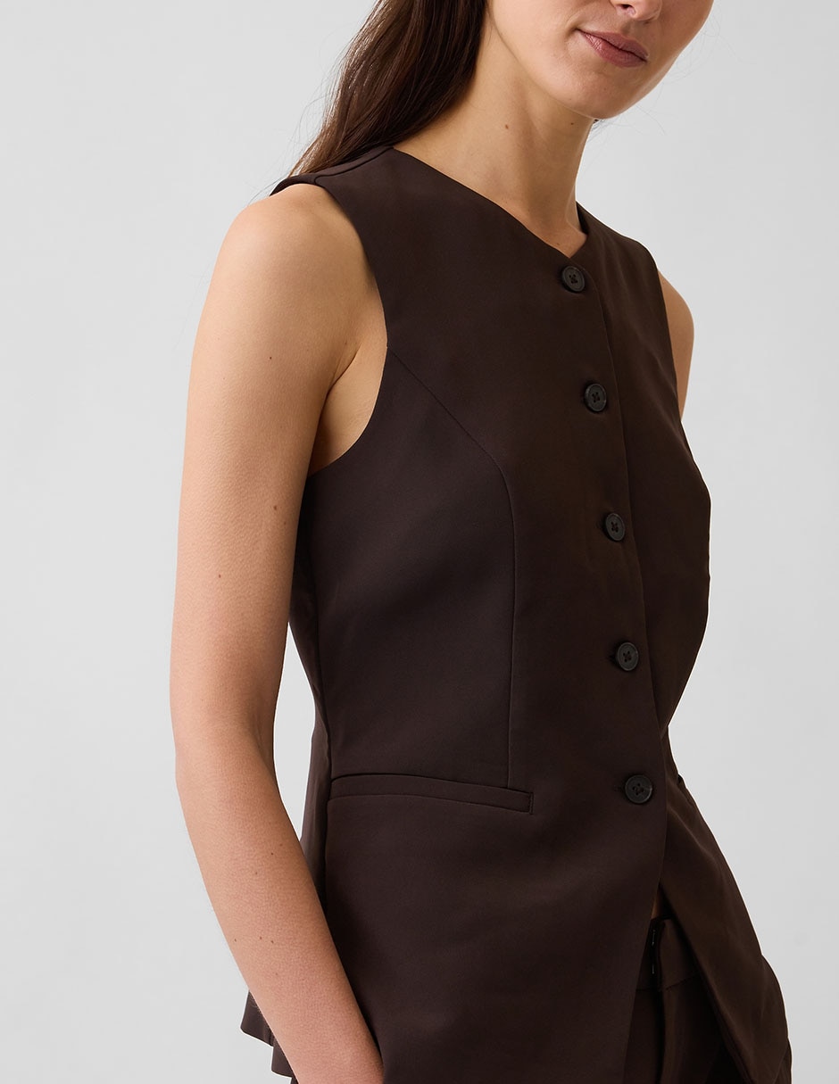 Top cuello v para mujer 4