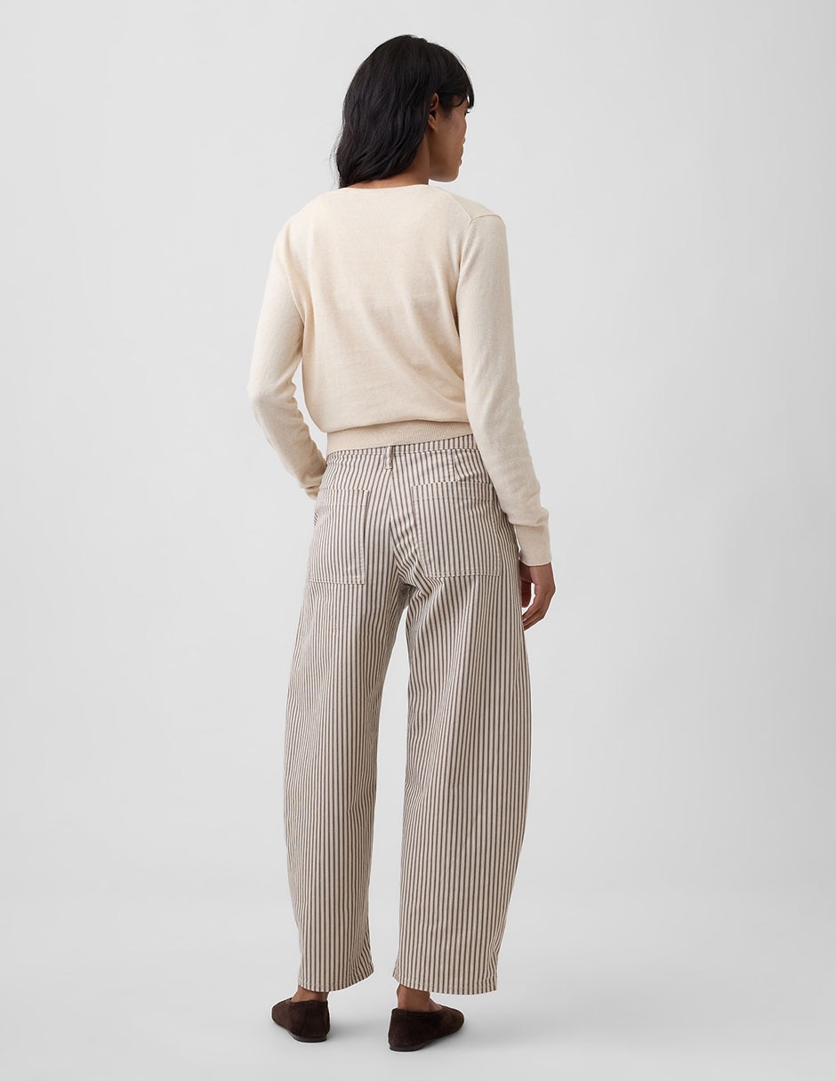 Pantalón barrel para mujer