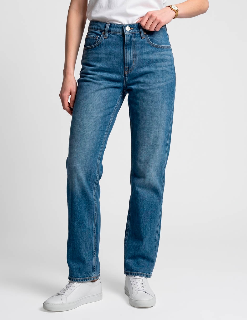 Jeans straight para mujer