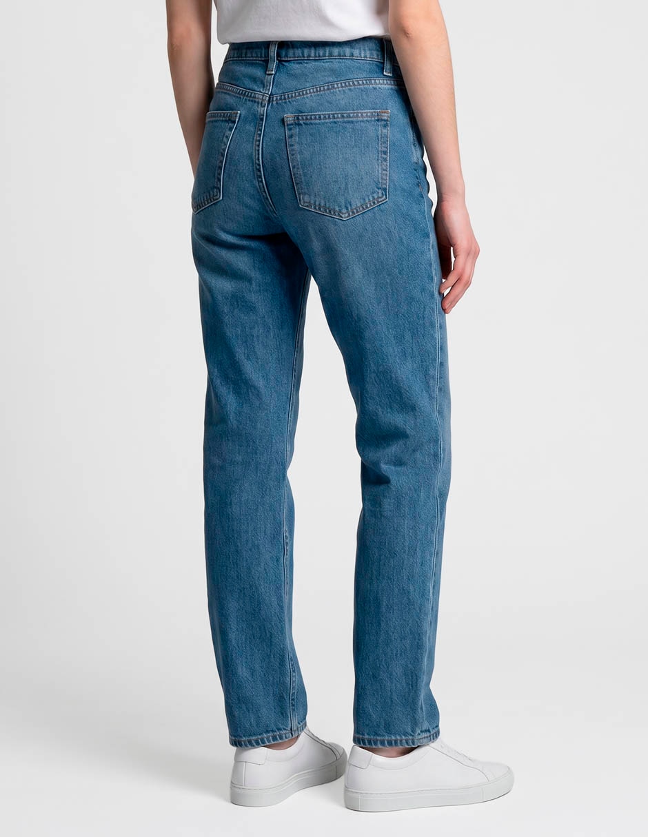 Jeans straight para mujer 2