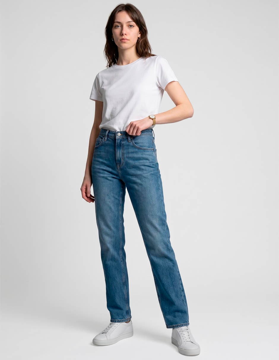 Jeans straight para mujer 3