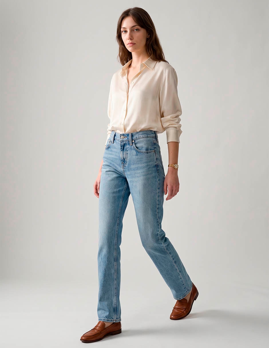 Jeans slim para mujer