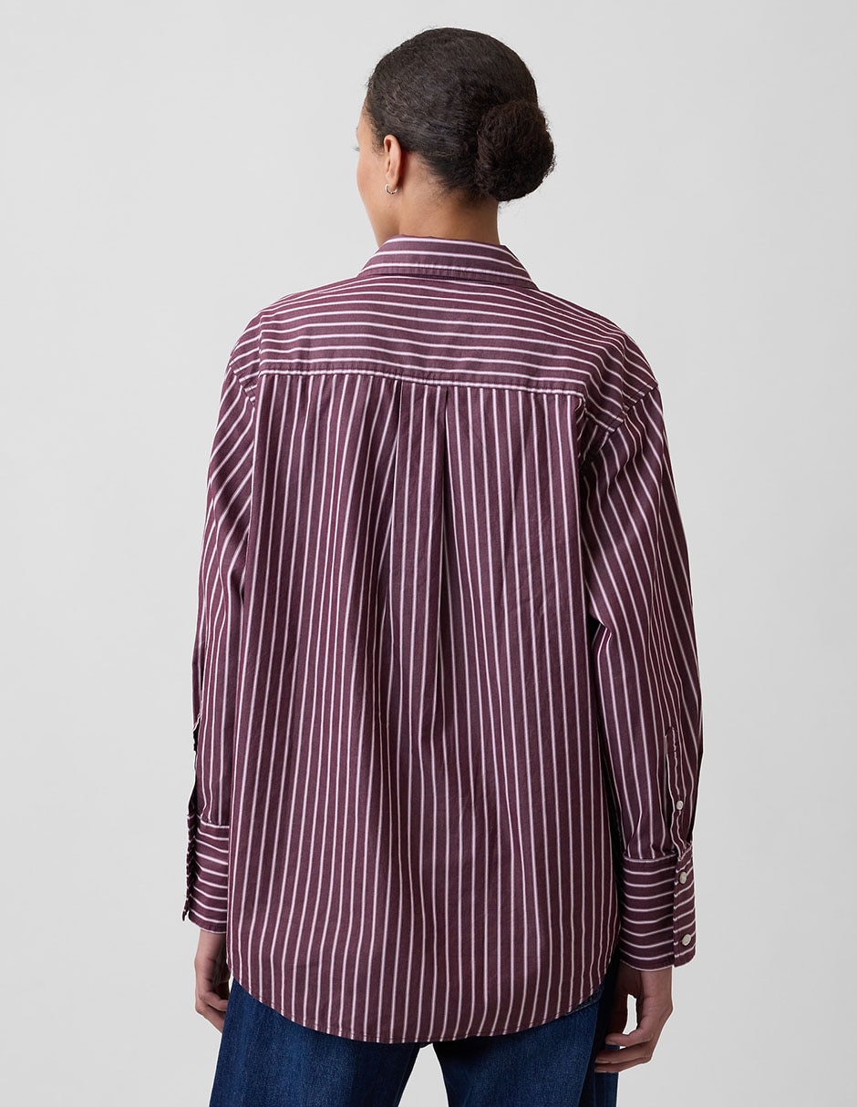 Camisa casual de algodón para mujer