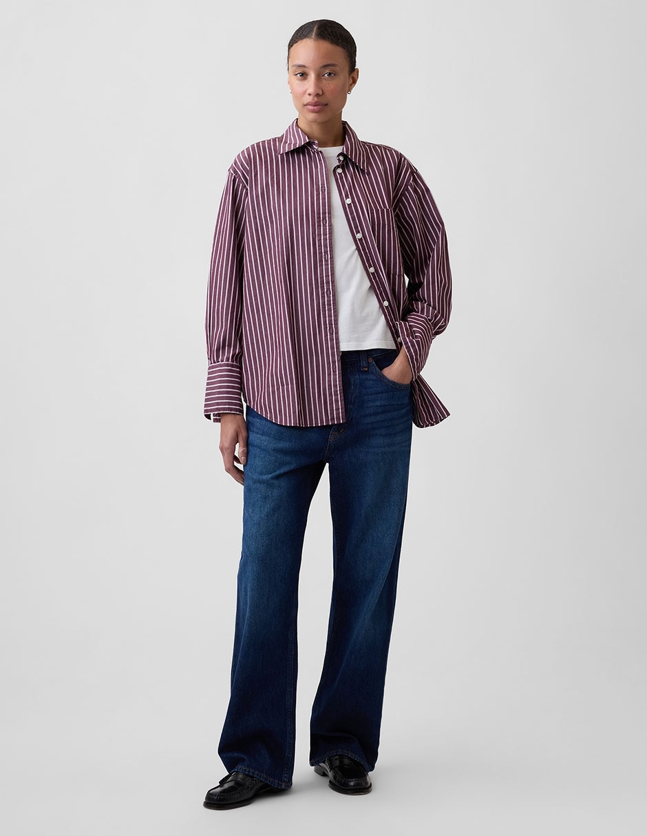 Camisa casual de algodón para mujer