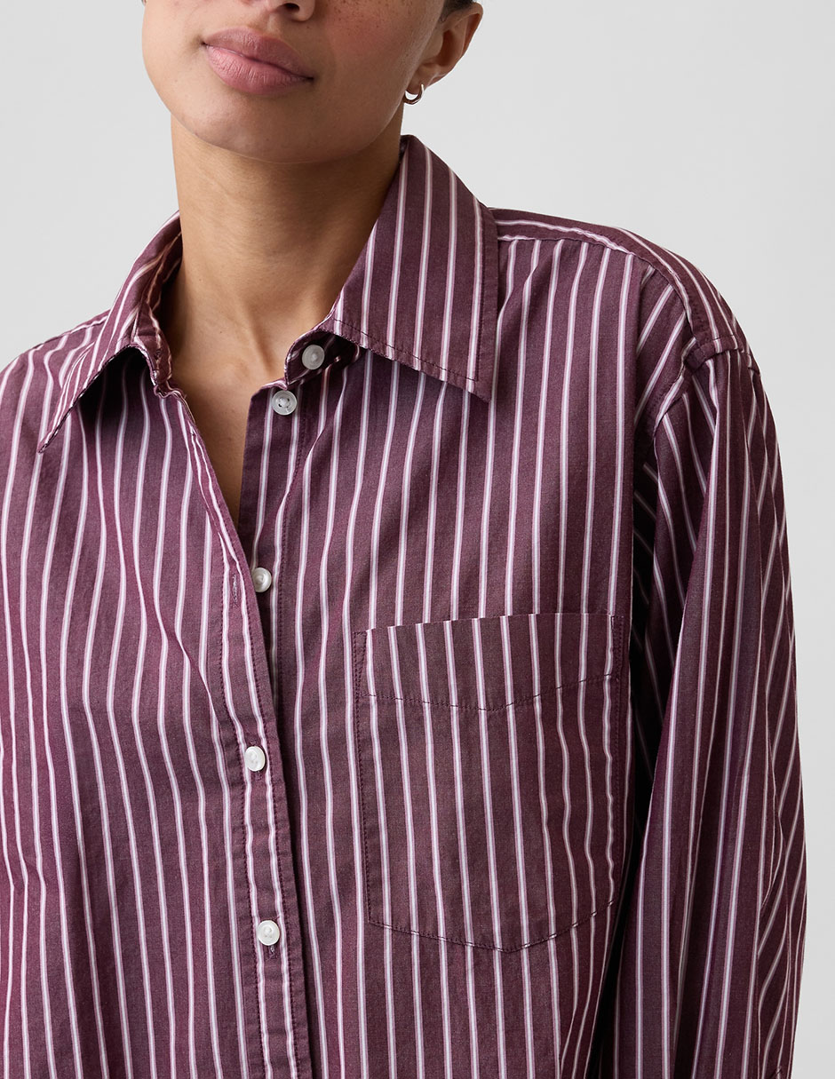 Camisa casual de algodón para mujer