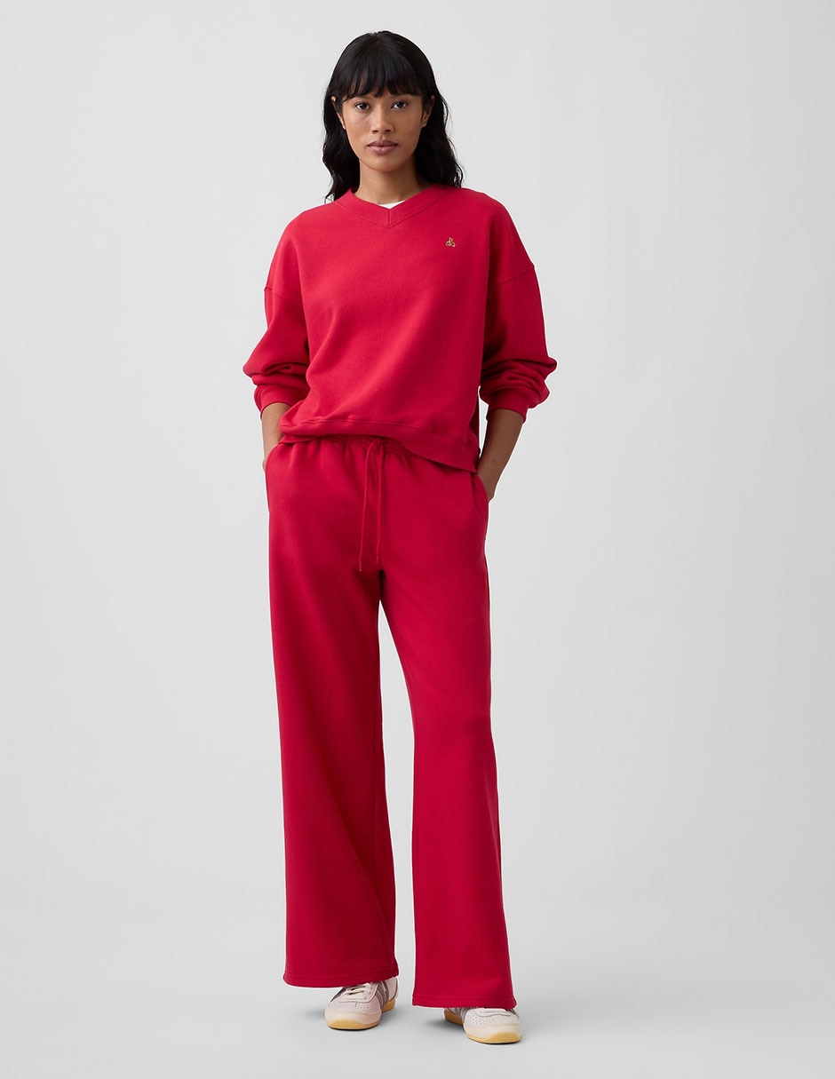 Pants straight con agujeta para mujer