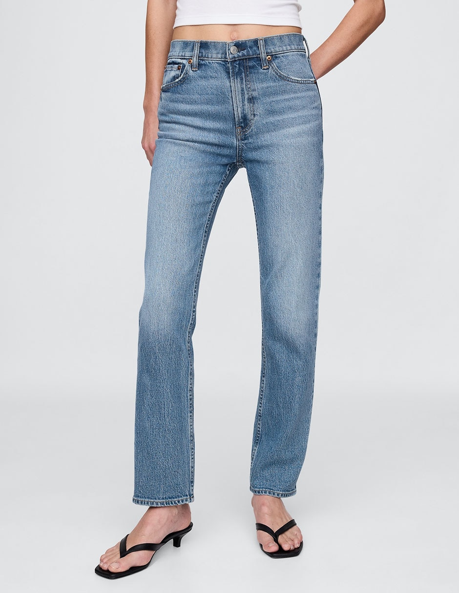 Jeans slim cintura alta para mujer Jeans slim cintura alta para mujer