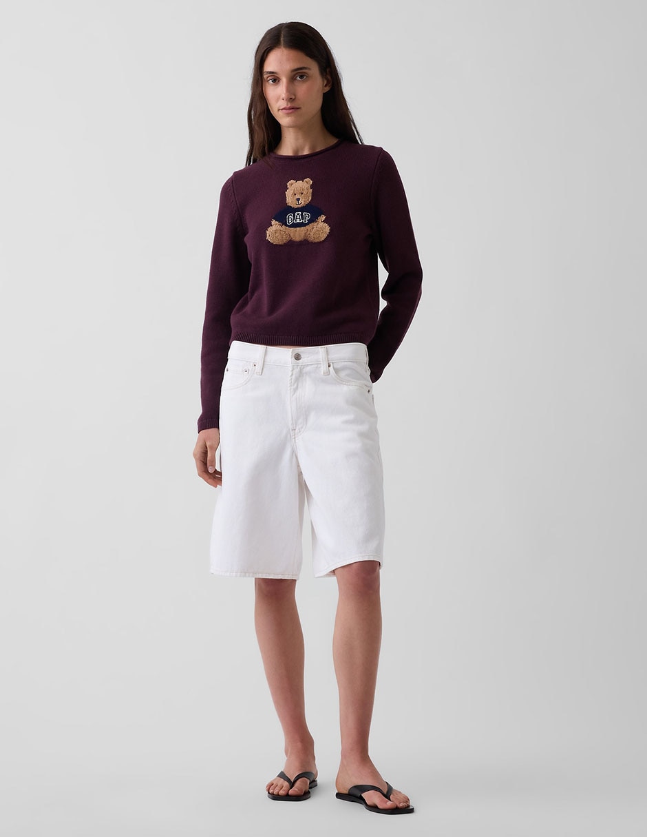 Suéter cuello redondo para mujer 2