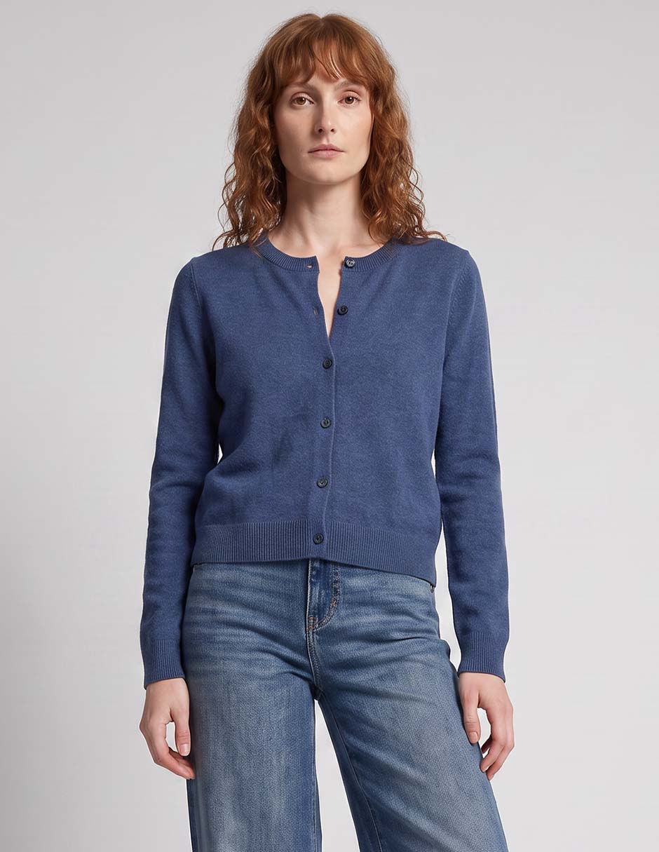 Suéter cuello redondo para mujer