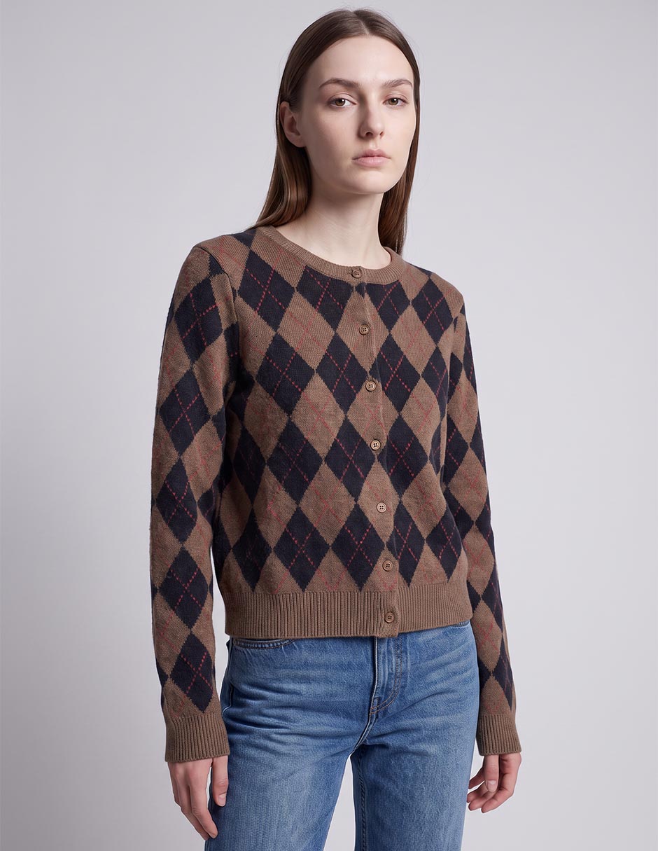 Suéter cuello redondo para mujer