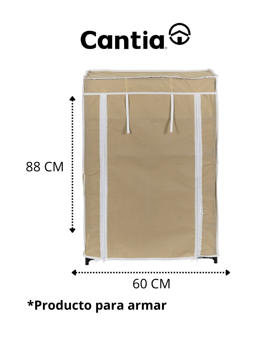 Zapatera armable mueble Kimbe para 12 pares de zapatos 8