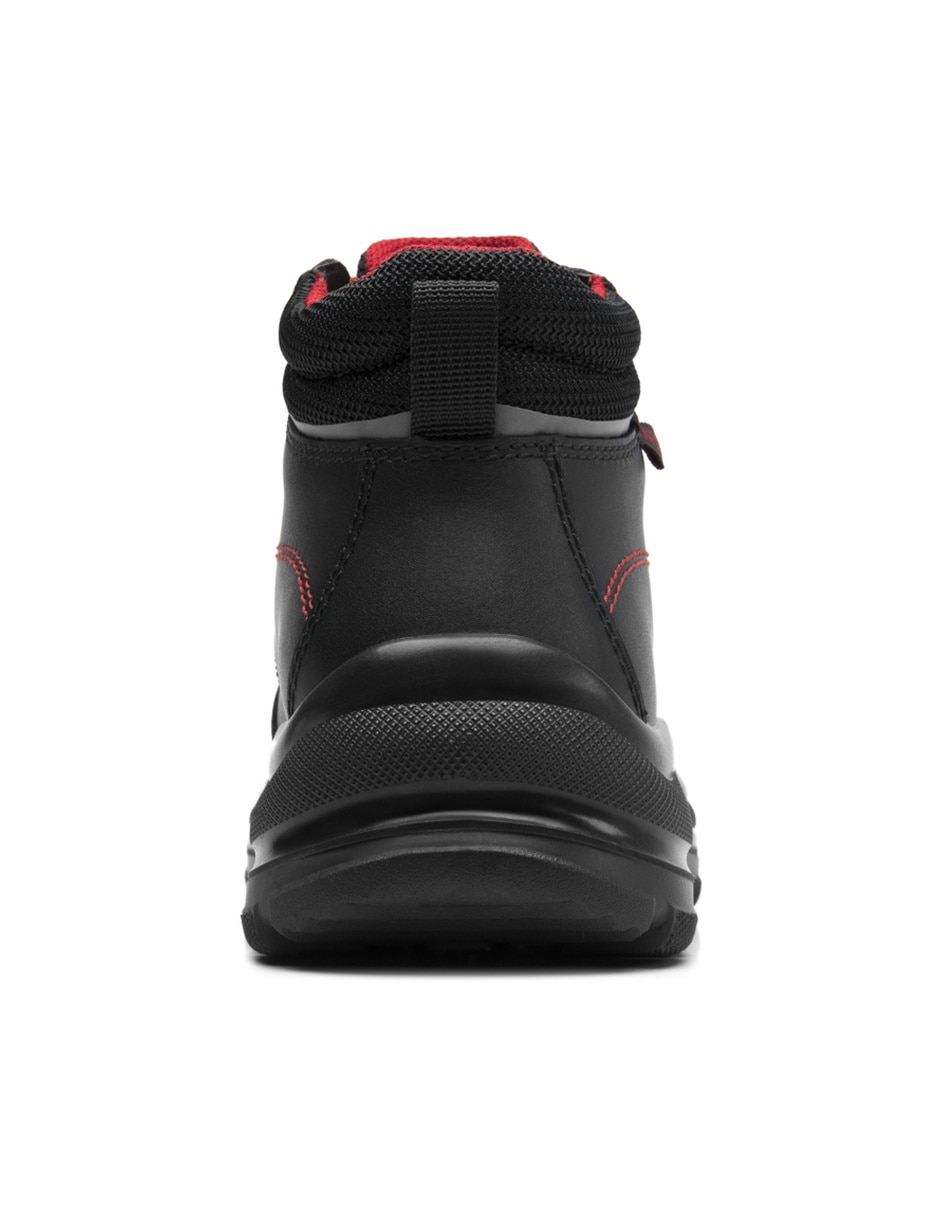 Bota arriba del tobillo de piel para mujer 5