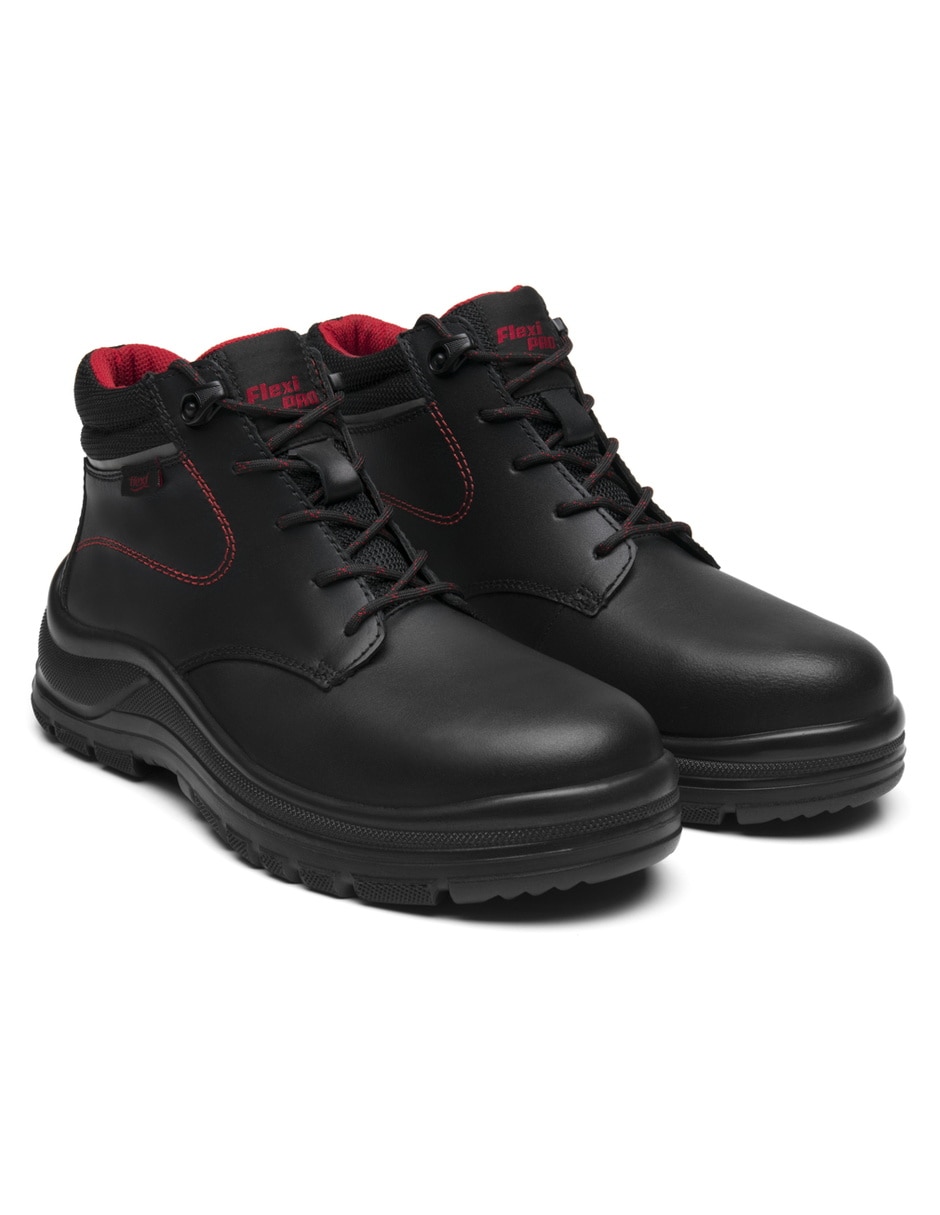 Bota arriba del tobillo de piel para mujer 6