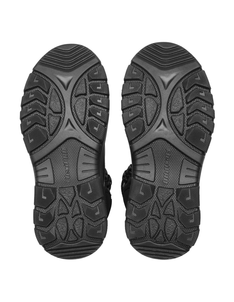 Bota arriba del tobillo flexi de piel para mujer