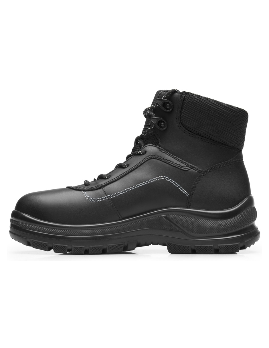 Bota arriba del tobillo flexi de piel para mujer