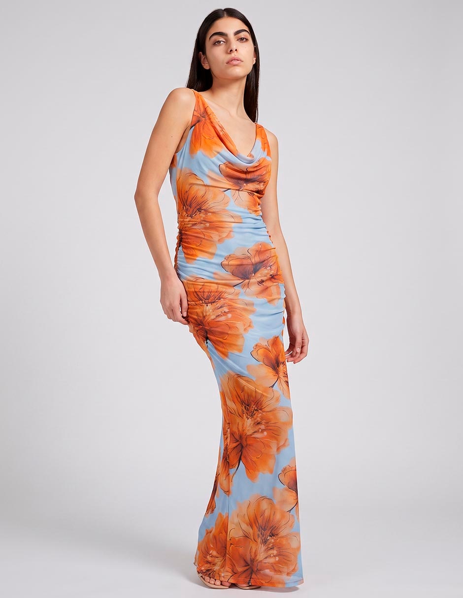 Vestido largo casual para mujer