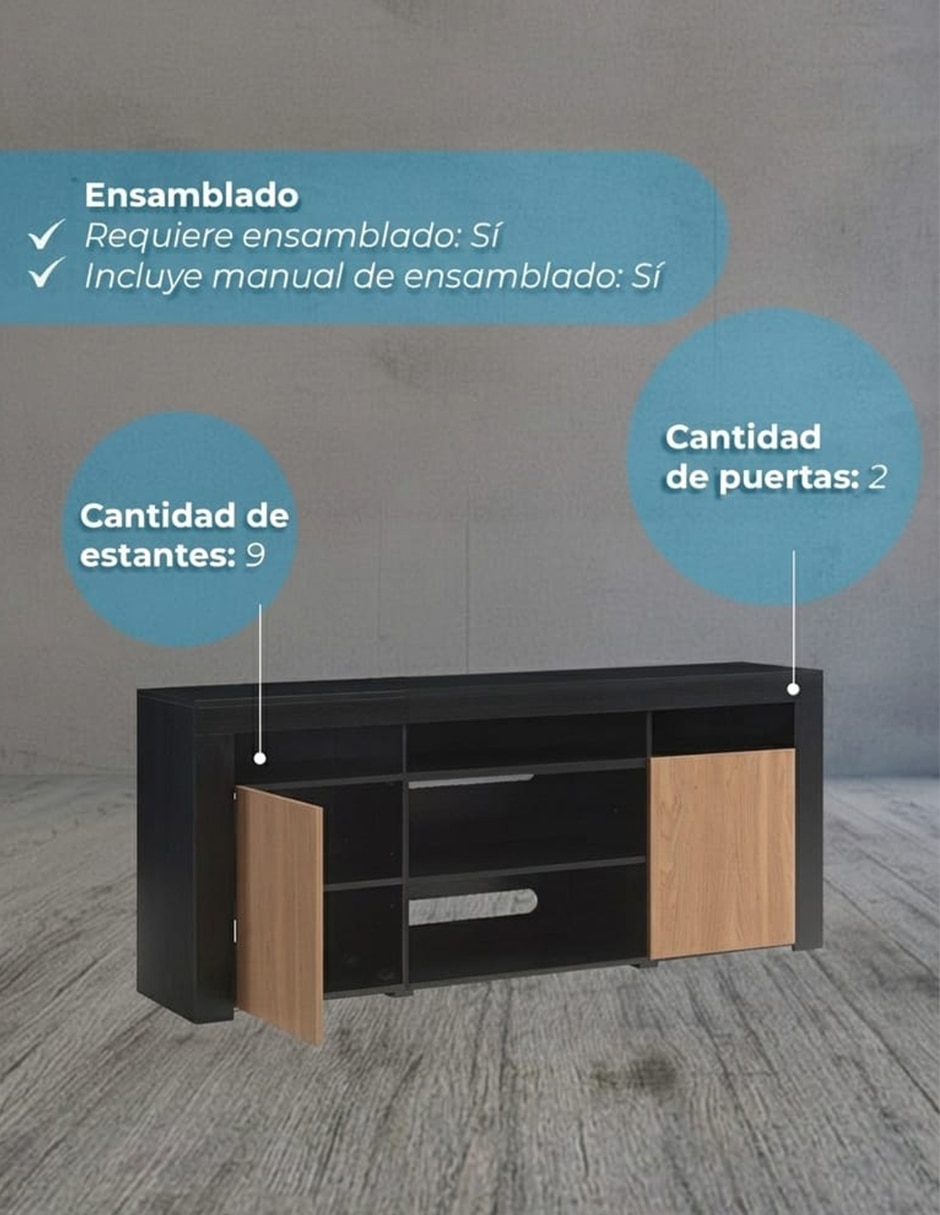 Sí delux ortello home de mdf y chapa