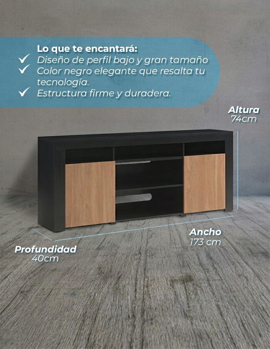 Sí delux ortello home de mdf y chapa