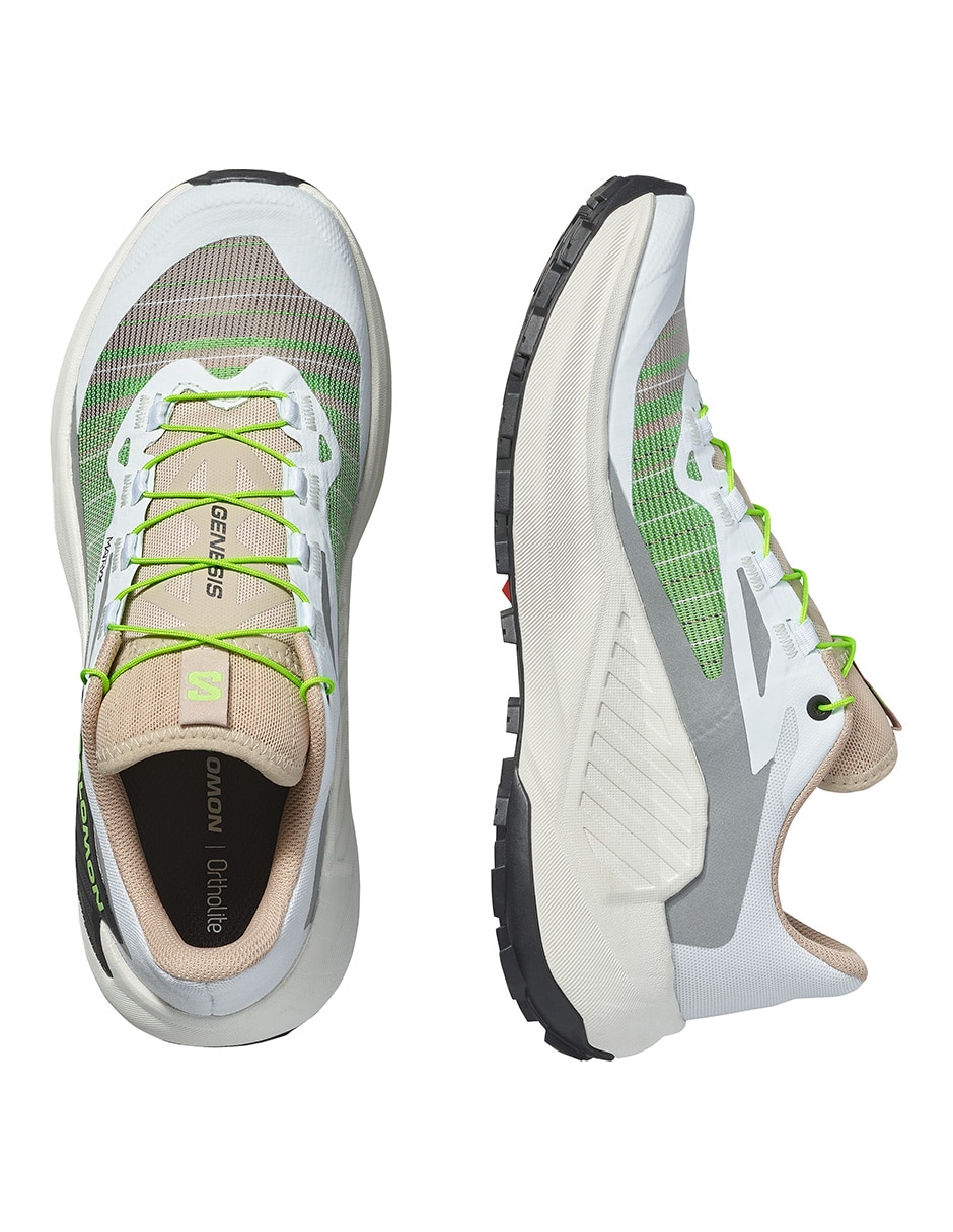 Tenis de piel salomon running de mujer para trail running